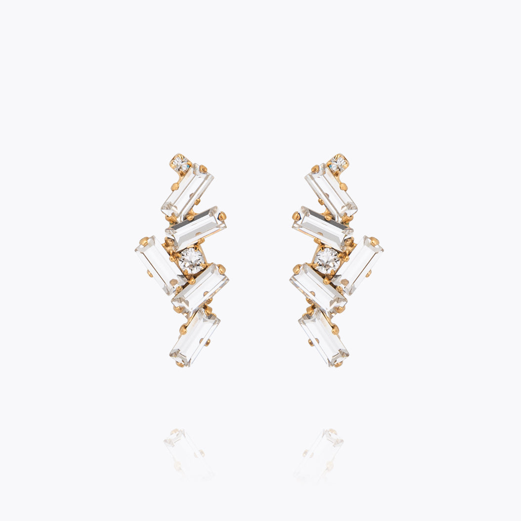 Caroline Svedbom - Nina Earrings Crystal Gold