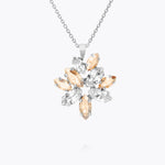 Caroline Svedbom - Melia Necklace Crystal Golden Shadow Rhodium