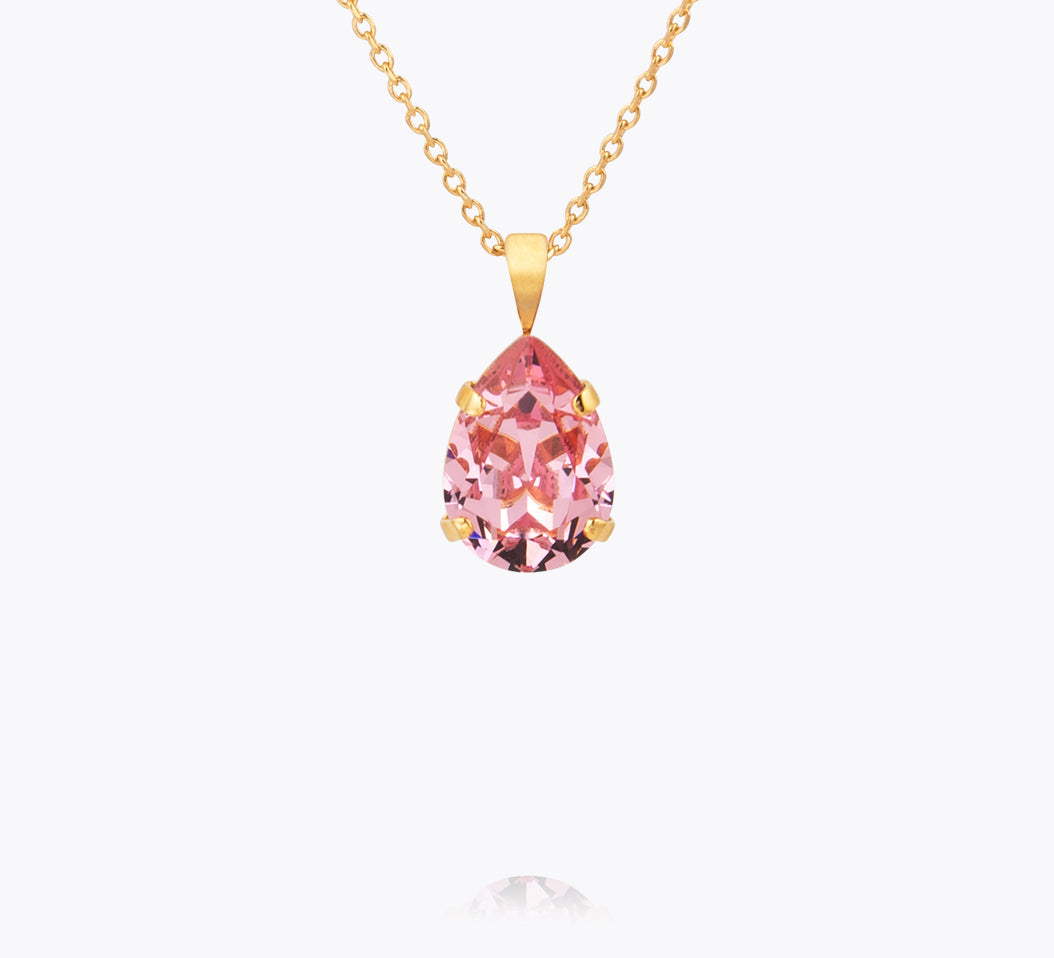 Caroline Svedbom - Mini Drop Necklace Light Rose Gold