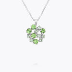 Caroline Svedbom - Kassandra Necklace Green Combo Rhodium