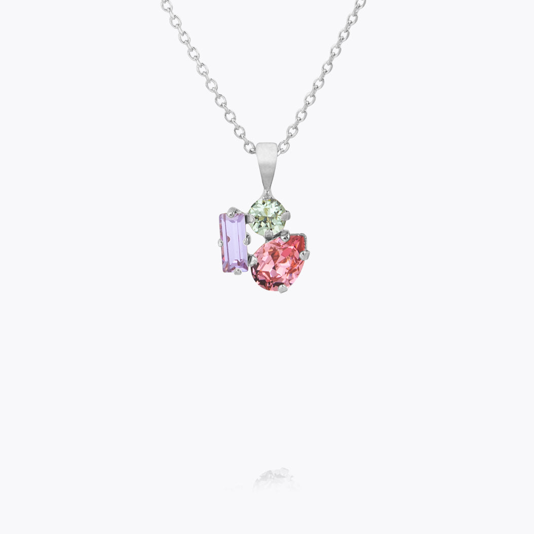 Caroline Svedbom - Isa Necklace Pastel Combo Rhodium