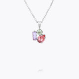 Caroline Svedbom - Isa Necklace Pastel Combo Rhodium