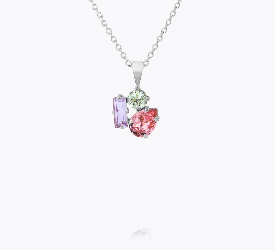 Caroline Svedbom - Isa Necklace Pastel Combo Rhodium
