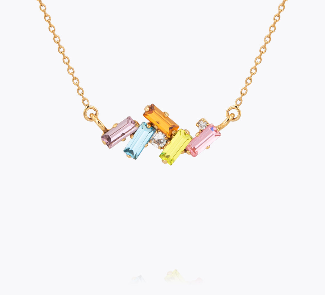 Caroline Svedbom - Nina Necklace Pastel Combo Gold