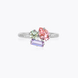 Caroline Svedbom - Isa Ring Pastel Combo Rhodium