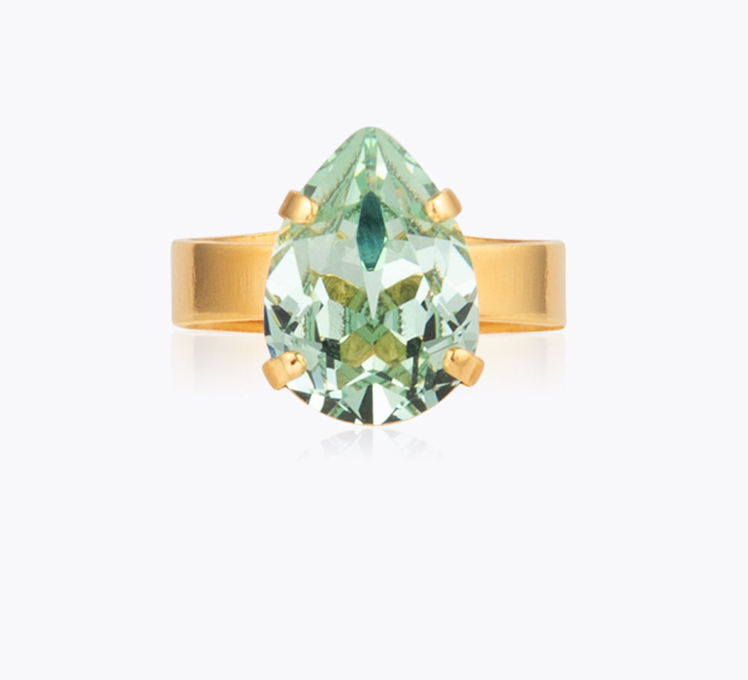 Caroline Svedbom - Mini Drop Ring Chrysolite Gold