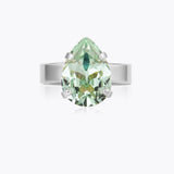 Caroline Svedbom - Mini Drop Ring Chrysolite Rhodium