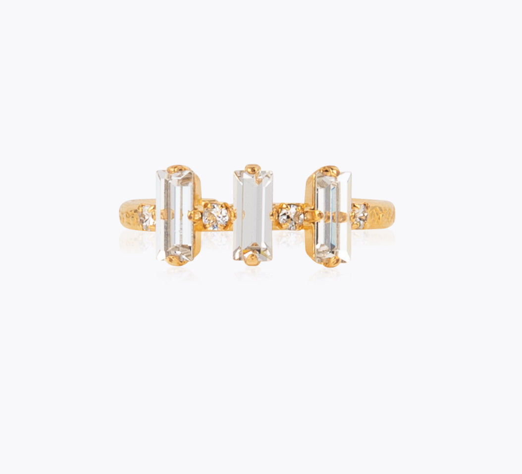 Caroline Svedbom - Nina Ring Crystal Gold