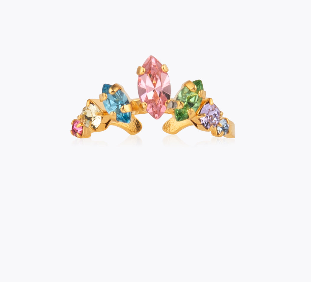 Caroline Svedbom - Luna Ring Pastel Combo Gold