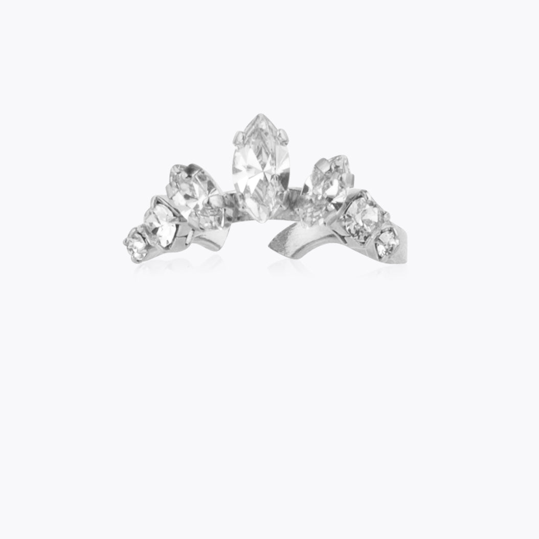 Caroline Svedbom - Luna Ring Crystal Rhodium