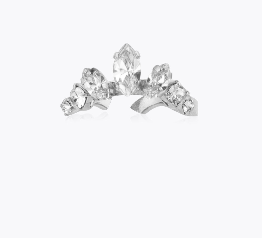 Caroline Svedbom - Luna Ring Crystal Rhodium