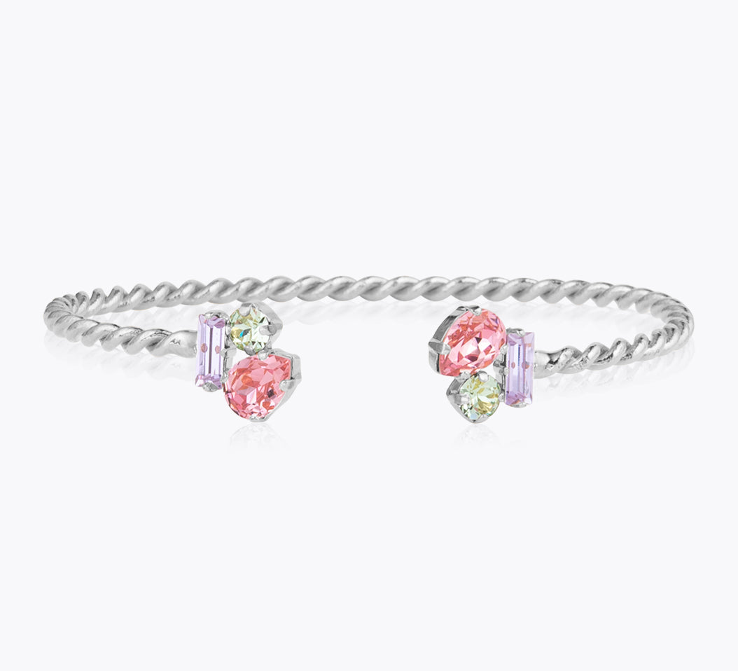 Caroline Svedbom - Isa Bracelet Pastel Combo Rhodium