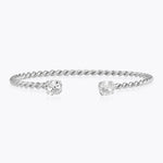 Caroline Svedbom - Mini Twisted Bracelet Any Colour Rhodium