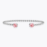 Caroline Svedbom - Mini Twisted Bracelet Light Rose Rhodium