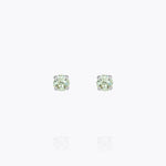 Caroline Svedbom - Mini Stud Earrings Chrysolite Rhodium