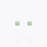 Caroline Svedbom - Mini Stud Earrings Chrysolite Rhodium