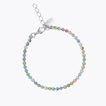 Caroline Svedbom - Siri Bracelet Pastel Combo Rhodium
