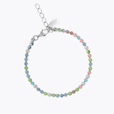 Caroline Svedbom - Siri Bracelet Pastel Combo Rhodium