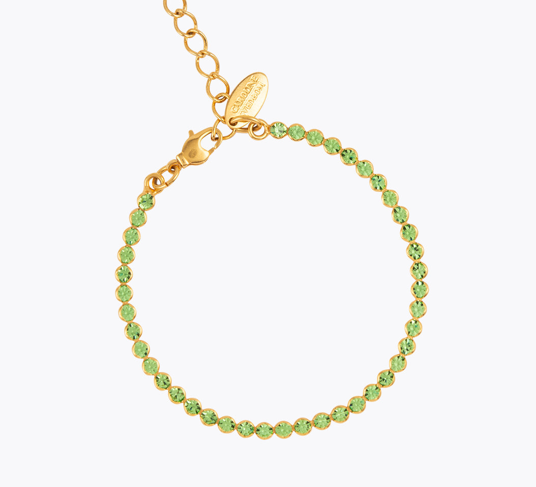 Caroline Svedbom - Siri Bracelet Peridot Gold