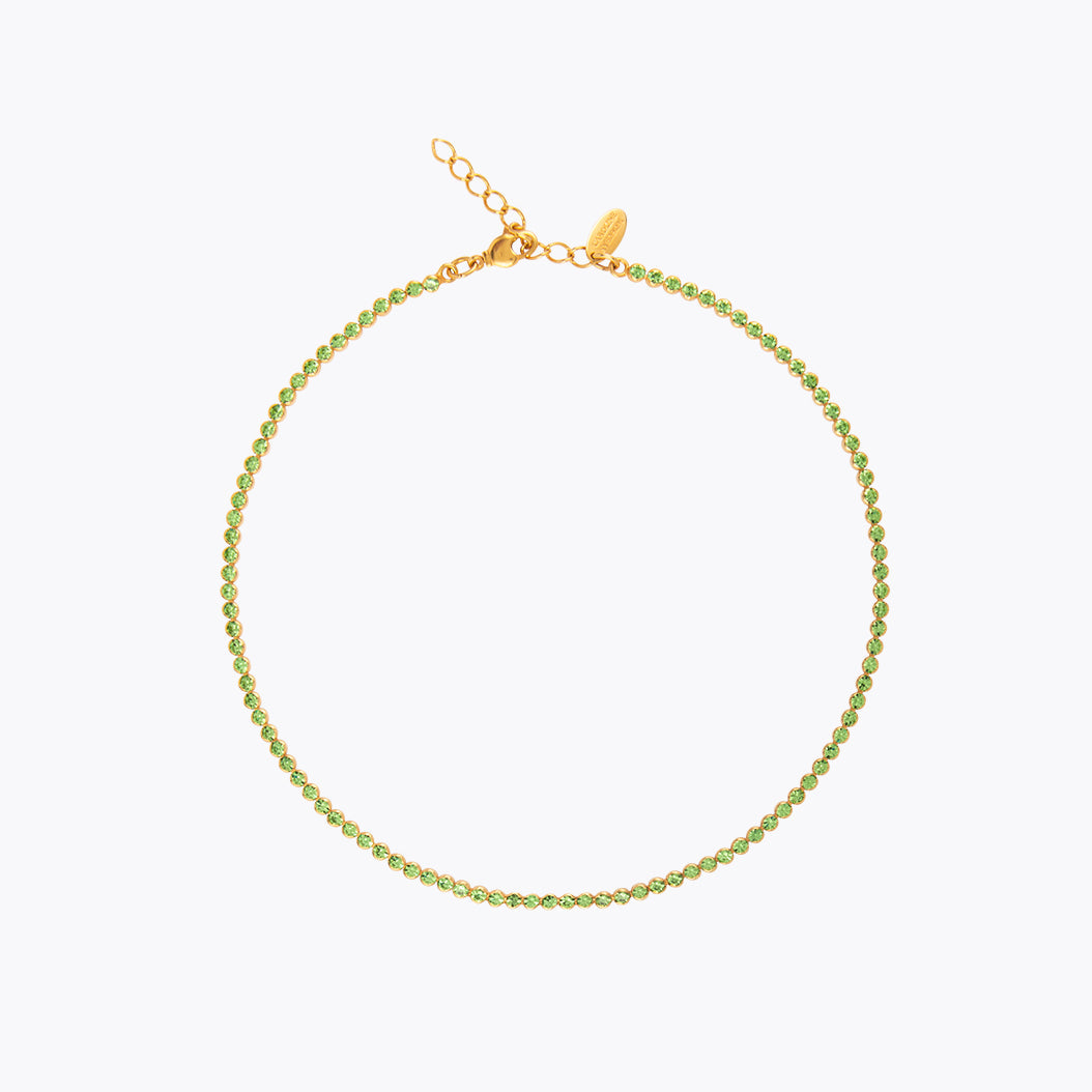 Caroline Svedbom - Siri Necklace Peridot Gold