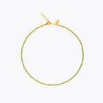 Caroline Svedbom - Siri Necklace Peridot Gold