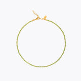 Caroline Svedbom - Siri Necklace Peridot Gold