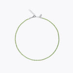 Caroline Svedbom - Siri Necklace Peridot Rhodium