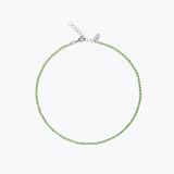 Caroline Svedbom - Siri Necklace Peridot Rhodium