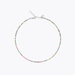 Caroline Svedbom - Siri Necklace Pastel Combo Rhodium