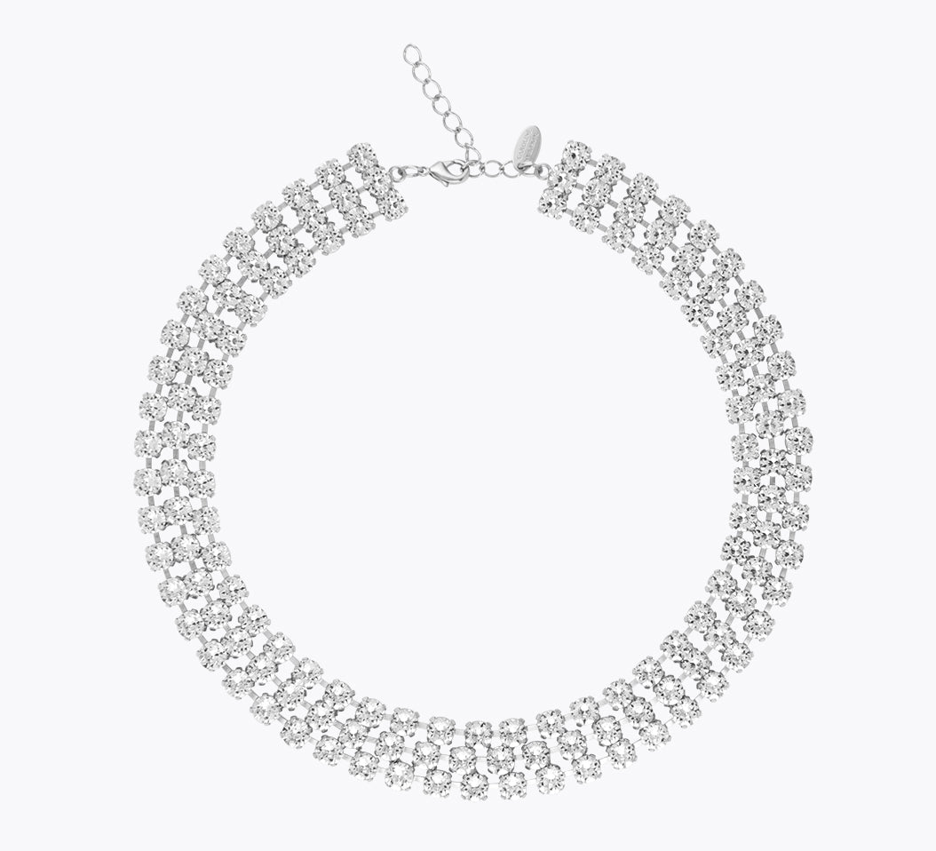 Caroline Svedbom - Rosanna Necklace Crystal Rhodium