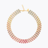 Caroline Svedbom - Rosanna Necklace Pastel Rainbow Combo Gold