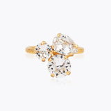 Caroline Svedbom - Colette Ring Crystal Gold