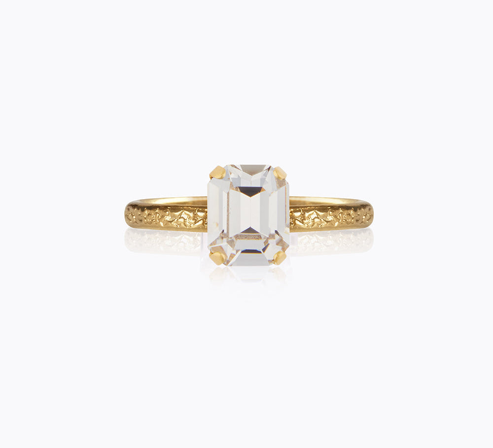 Caroline Svedbom - Mini Lydia Ring Crystal Gold