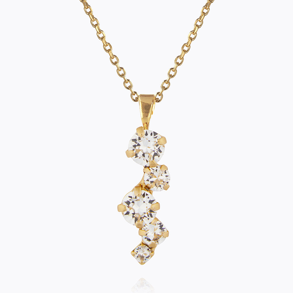 Caroline Svedbom - Elina Necklace Crystal Gold