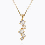 Caroline Svedbom - Elina Necklace Crystal Gold