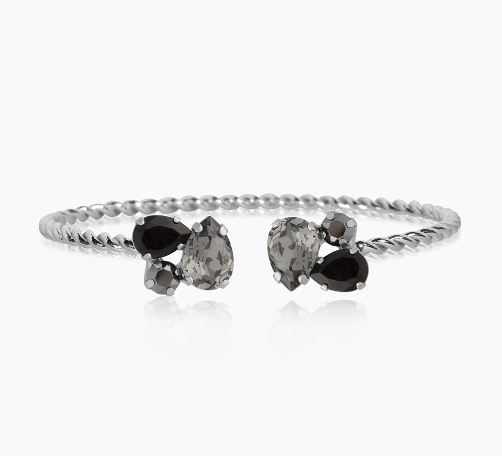 Caroline Svedbom - Alisia Bracelet Black Combo Rhodium