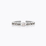 Caroline Svedbom - Tracey Ring Jet Rhodium