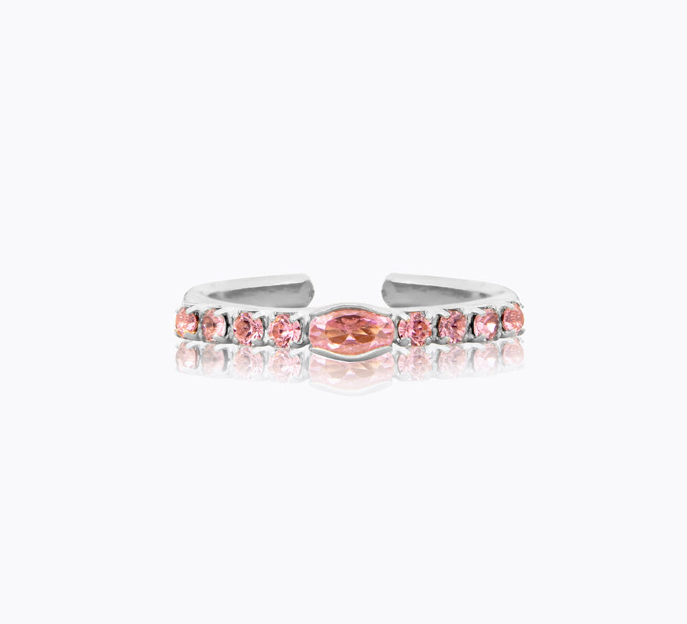 Caroline Svedbom - Tracey Ring Light Rose Rhodium