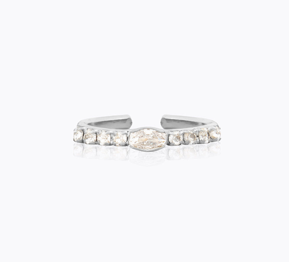 Caroline Svedbom - Tracy Ring Crystal Rhodium