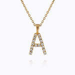 Caroline Svedbom - Mini Letter Necklace Letter A Gold
