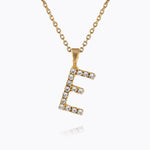 Caroline Svedbom - Mini Letter Necklace Letter E Gold