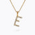 Caroline Svedbom - Mini Letter Necklace Letter E Gold