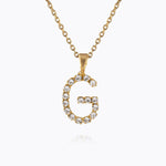 Caroline Svedbom - Mini Letter Necklace Letter G Gold