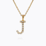 Caroline Svedbom - Mini Letter Necklace Letter J Gold