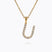 Caroline Svedbom - Mini Letter Necklace Letter U Gold