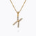 Caroline Svedbom - Mini Letter Necklace Letter X Gold