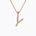 Caroline Svedbom - Mini Letter Necklace Letter Y Gold