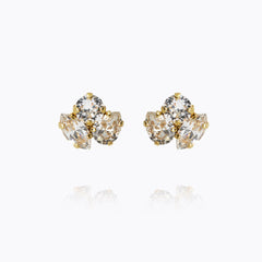 Caroline Svedbom - Ana Earrings Crystal Gold