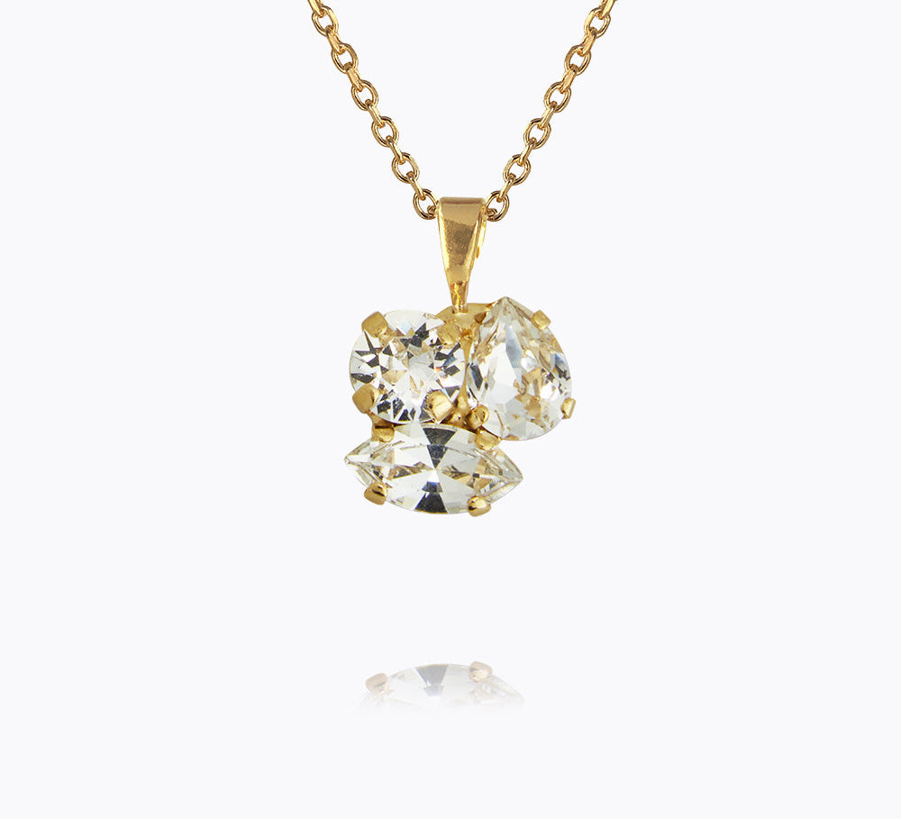 Caroline Svedbom - Ana Necklace Crystal Gold