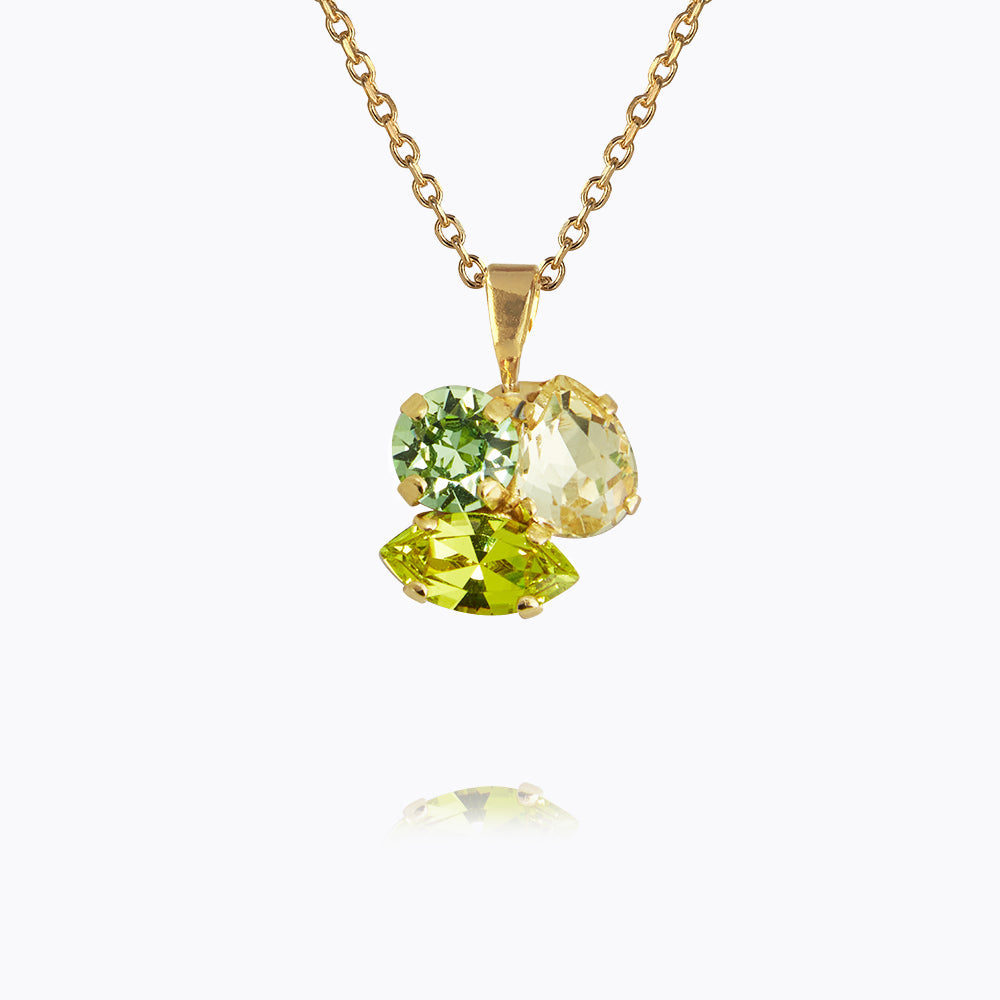 Caroline Svedbom - Ana Necklace Lime Combo Gold